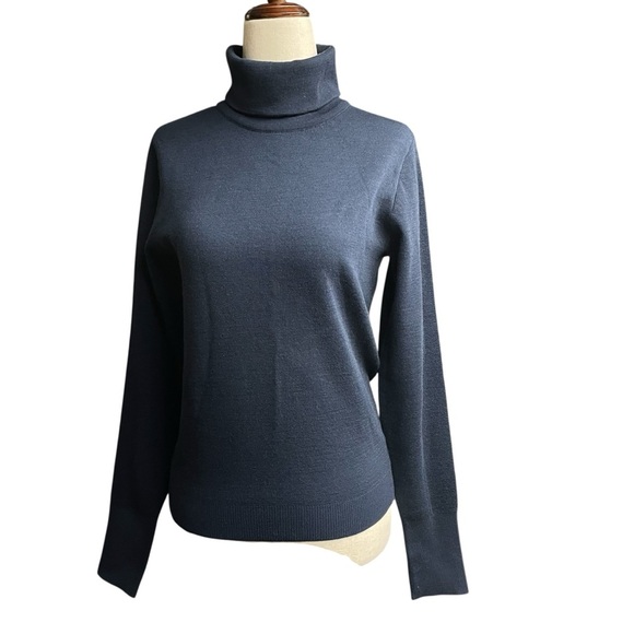 Napapijri Navy Blue Turtleneck Long Sleeve Size XS - Picture 2 of 12
